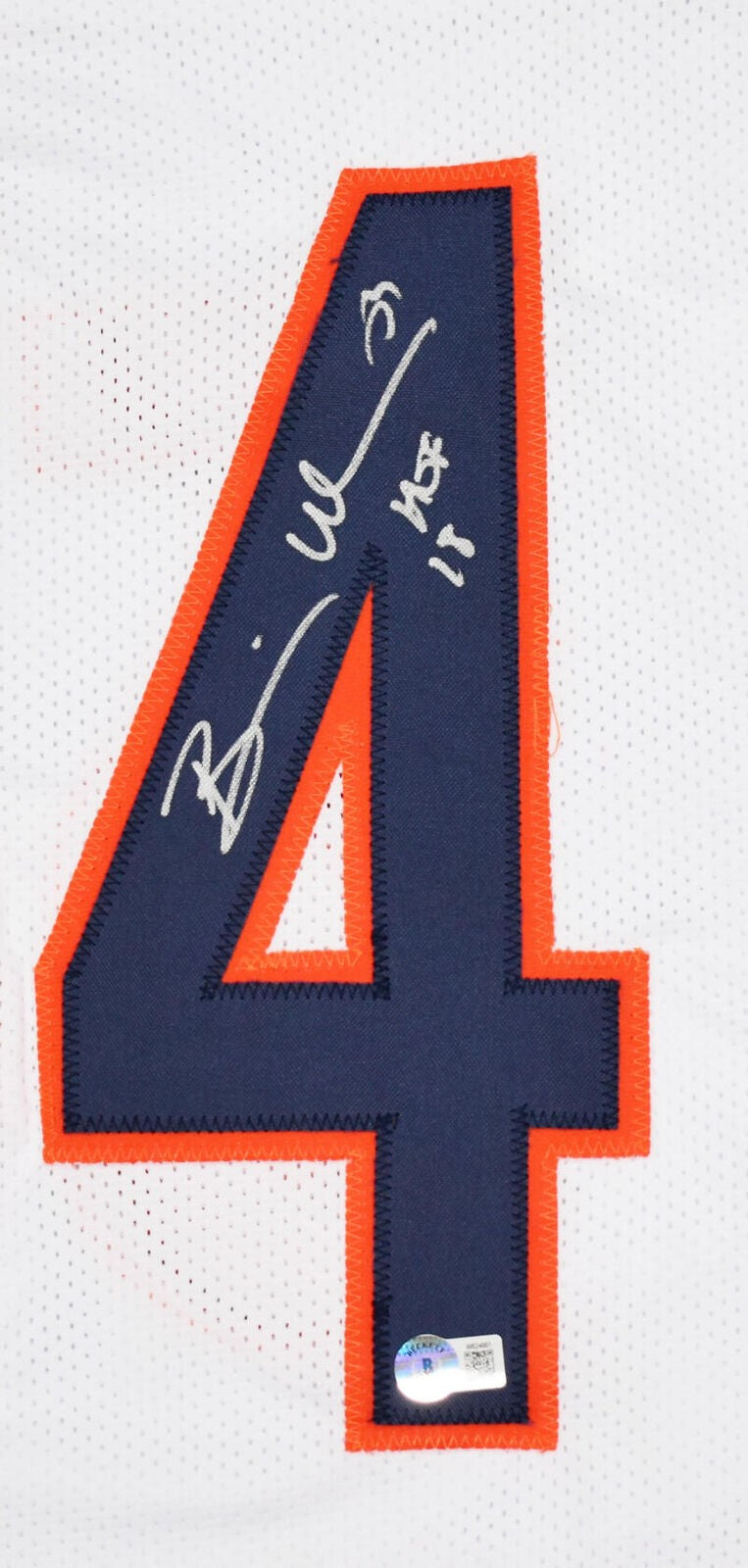 Brian Urlacher Signed Chicago Bears Custom White Jersey - HOF 2018