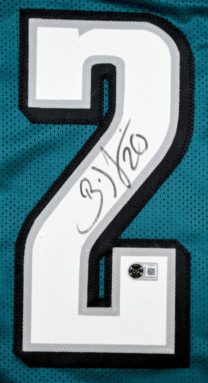 Brian Dawkins Autographed Philadelphia Eagles Custom Green Jersey