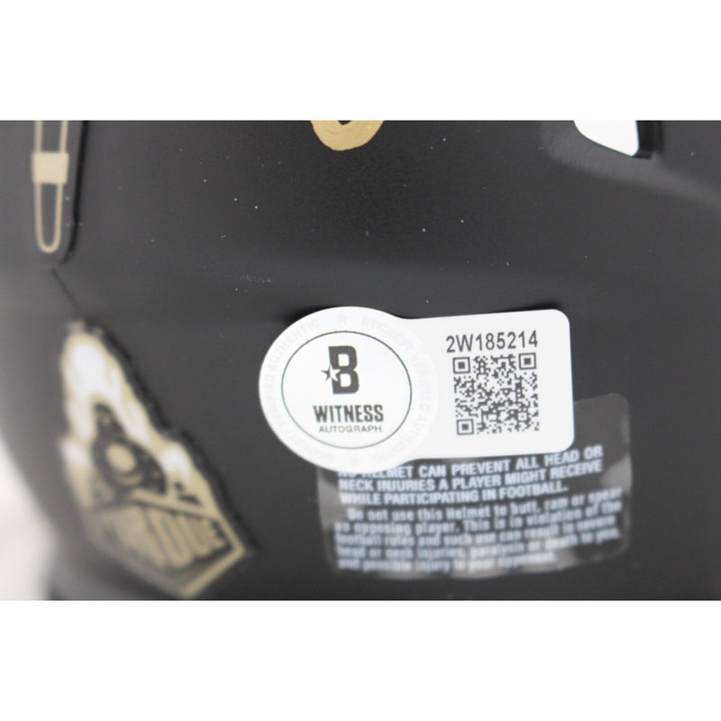 Aidan O'Connell Signed Purdue Boilermakers Vintage Pete Mini Helmet Inscribed