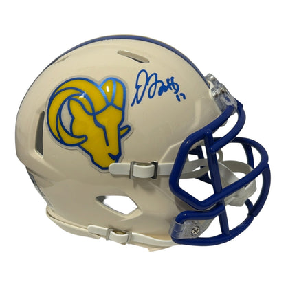 Davante Adams Signed Los Angeles Rams Retro Mini Helmet