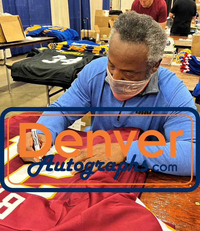 Earnest Byner Signed Washington Redskins Custom Jersey Beckett BAS