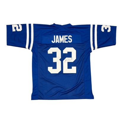 Edgerrin James Signed Indianapolis Colts Custom Jersey