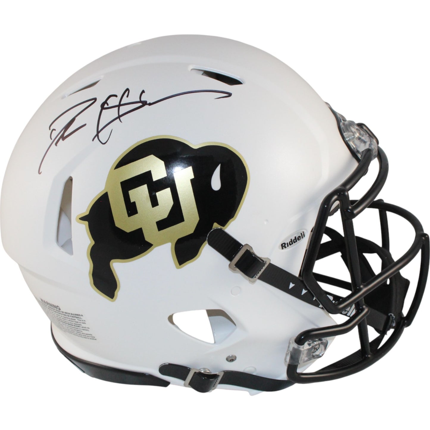 Deion Sanders Autographed Colorado Buffaloes Authentic Full Size Speed Helmet