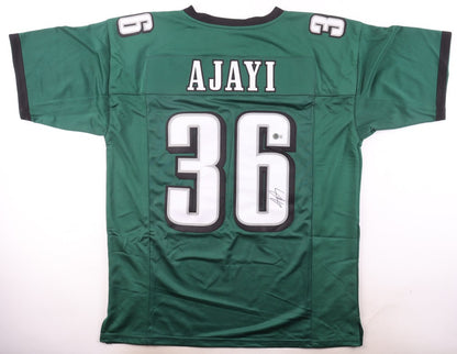 Jay Ajayi Signed Philadelphia Eagles Green Custom Jersey