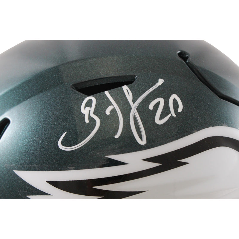 Brian Dawkins Philadelphia Eagles Autographed Mid-Size Midi Helmet