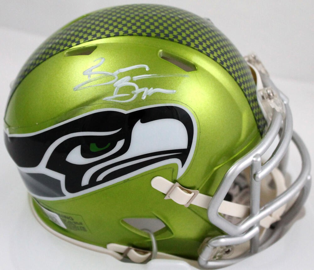 Brian Bosworth Signed Seattle Seahawks Flash Speed Mini Helmet