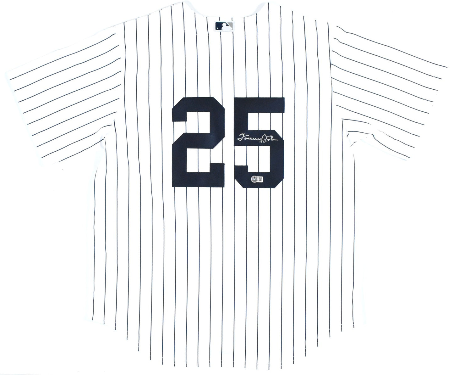 Tommy John Autographed New York Yankees Nike Jersey
