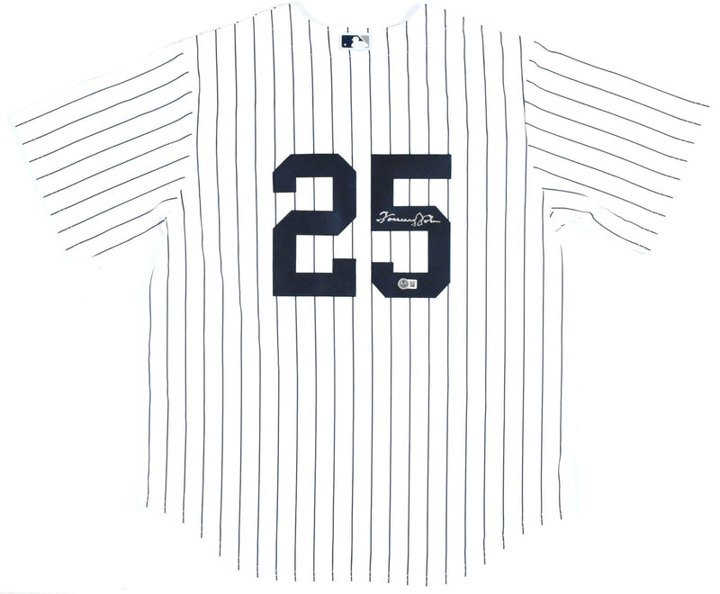 Tommy John Autographed New York Yankees Nike Jersey