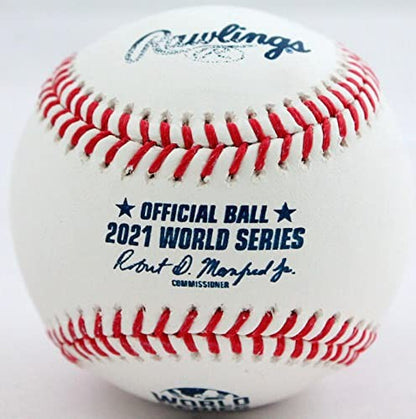 Alex Bregman Autographed 2021 World Series Rawlings Official MLB Baseball