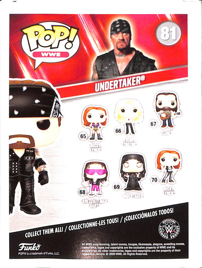 The Undertaker Autographed WWE Funko Pop! #81 Beckett BAS