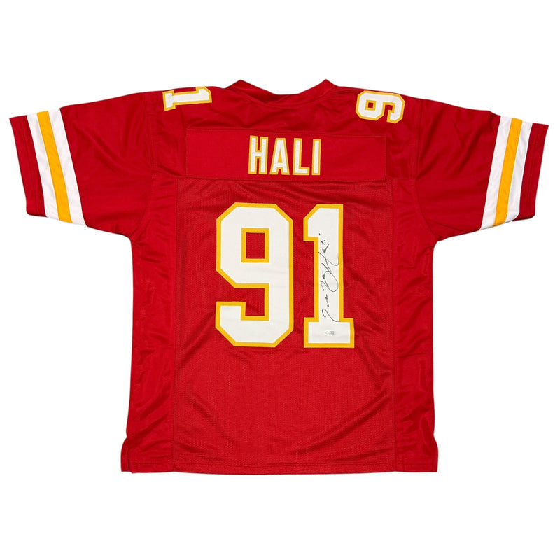 Tamba Hali Kansas City Chiefs Signed Custom Football Jersey