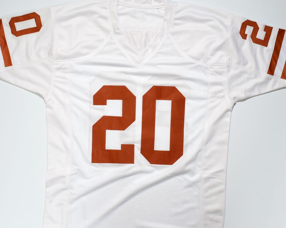 Earl Campbell Autographed White Custom College Style Jersey