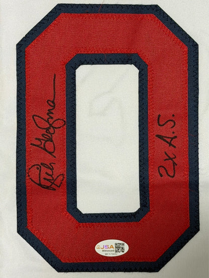 Rich Gedman Boston Red Sox Signed Custom Jersey (2x AS Inscription)