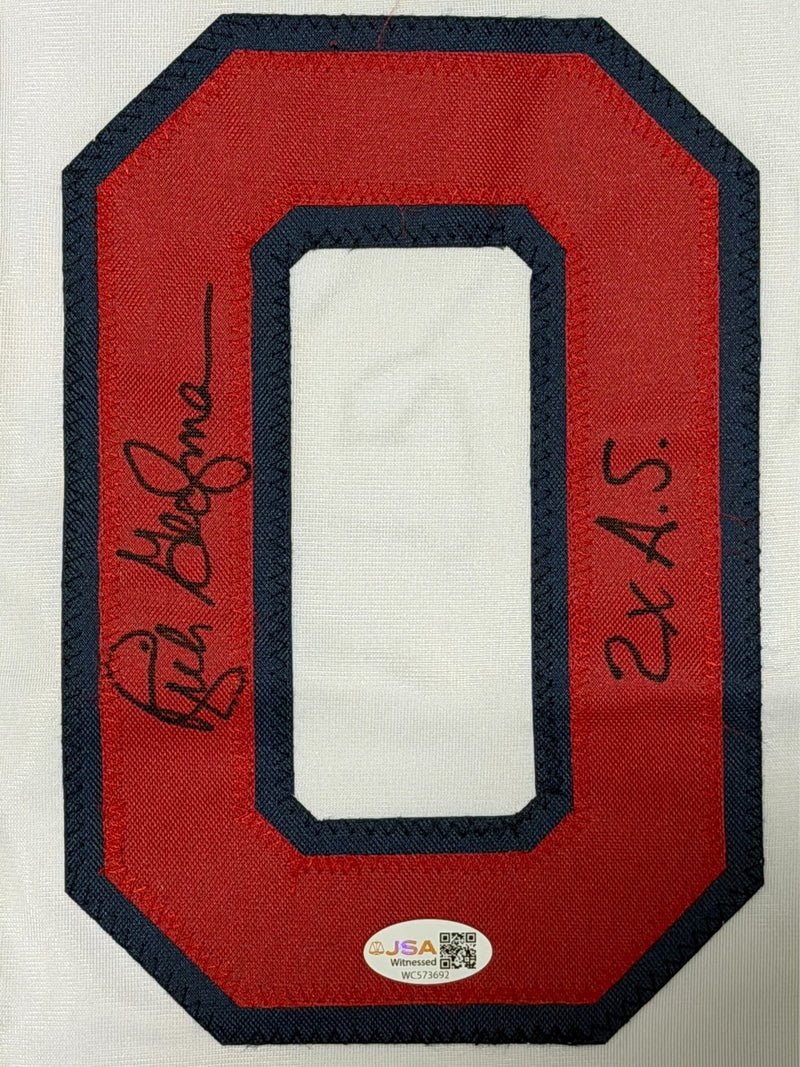 Rich Gedman Boston Red Sox Signed Custom Jersey (2x AS Inscription)
