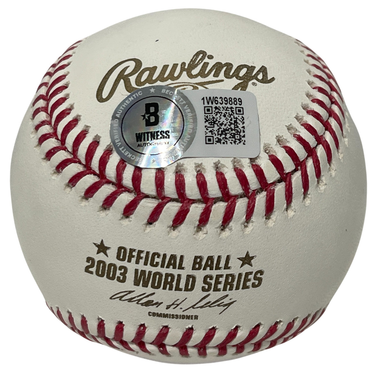 Derrek Lee Signed 2003 World Series Official MLB Baseball