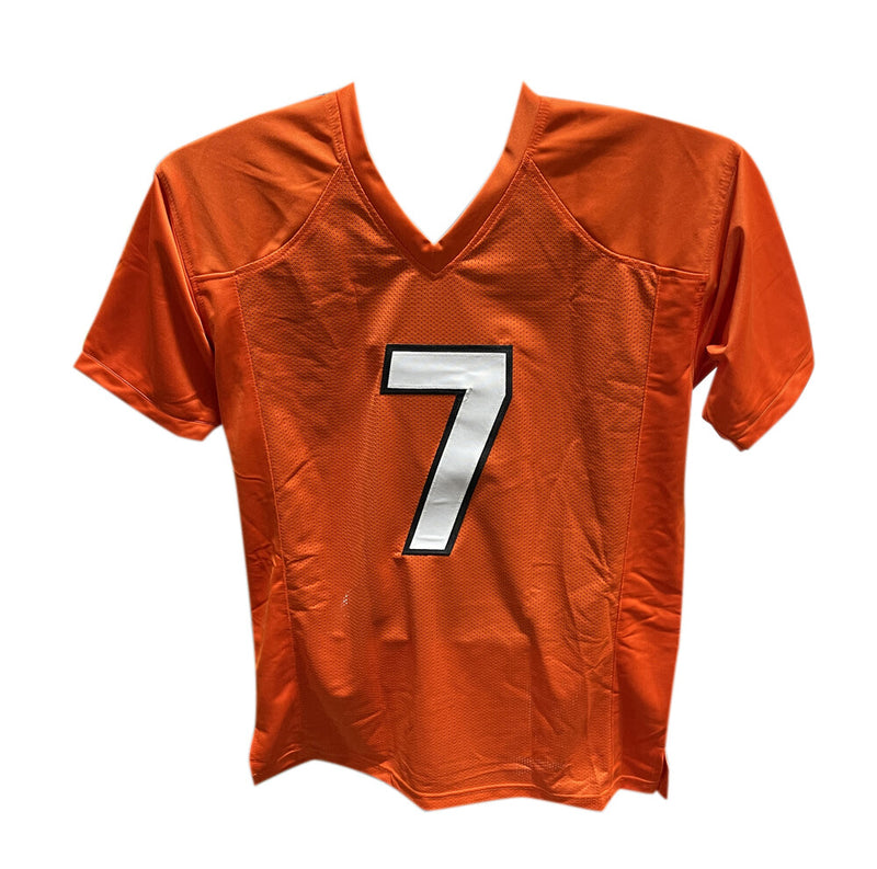 Boomer Esiason Autographed Cincinnati Bengals Pro Style Orange Jersey (BAS)