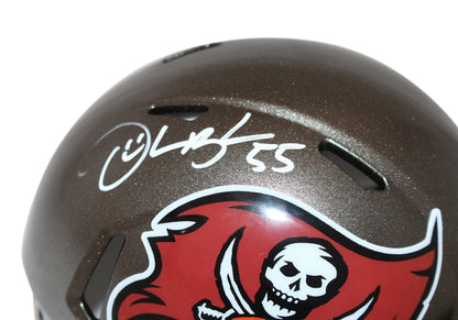Derrick Brooks Autographed Tampa Bay Buccaneers Mini Helmet - HOF Inscribed