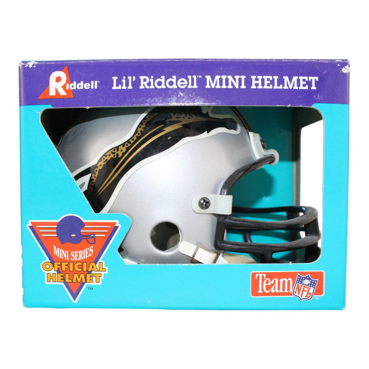 Jacksonville Jaguars 1995 Prototype Replica VSR4 Mini Helmet