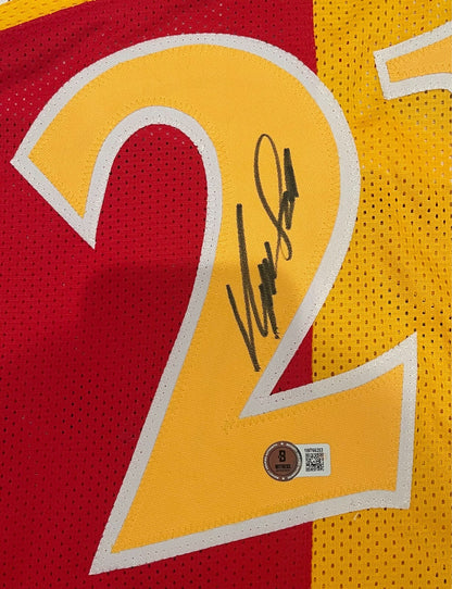 Dominique Wilkins Signed Atlanta Hawks Custom Basketball Jersey BAS