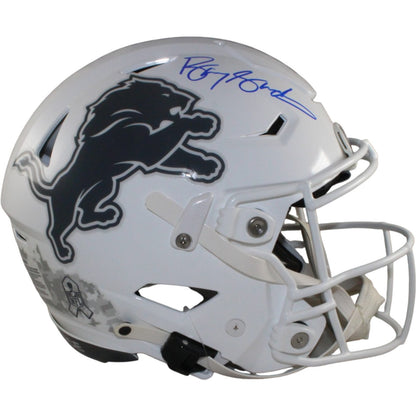 Barry Sanders Signed Detroit Lions Full Size 2024 Salute to Service Helmet