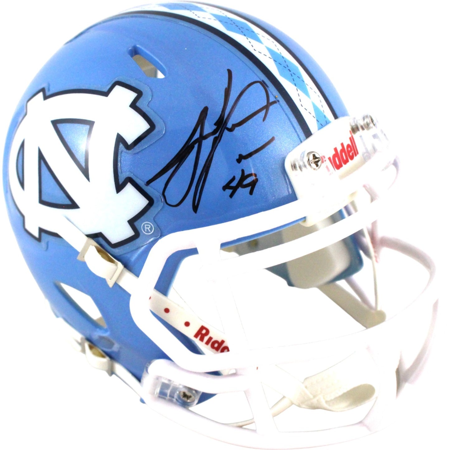 Julius Peppers Autographed North Carolina Tar Heels Mini Helmet