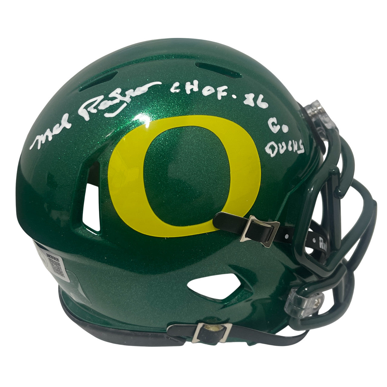 Mel Renfro Signed Oregon Ducks Speed Mini Helmet CHOF 86 Go Ducks