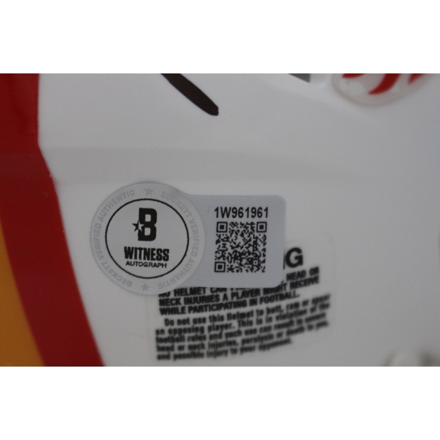 Rachaad White Tampa Bay Buccaneers Autographed Throwback Mini Helmet