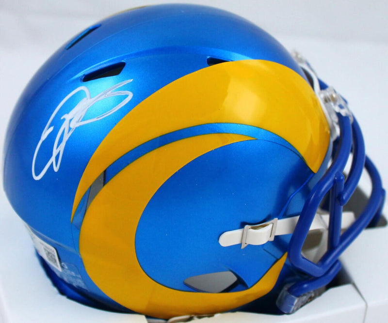 Odell Beckham Jr. Signed Los Angeles Rams Speed Mini Helmet