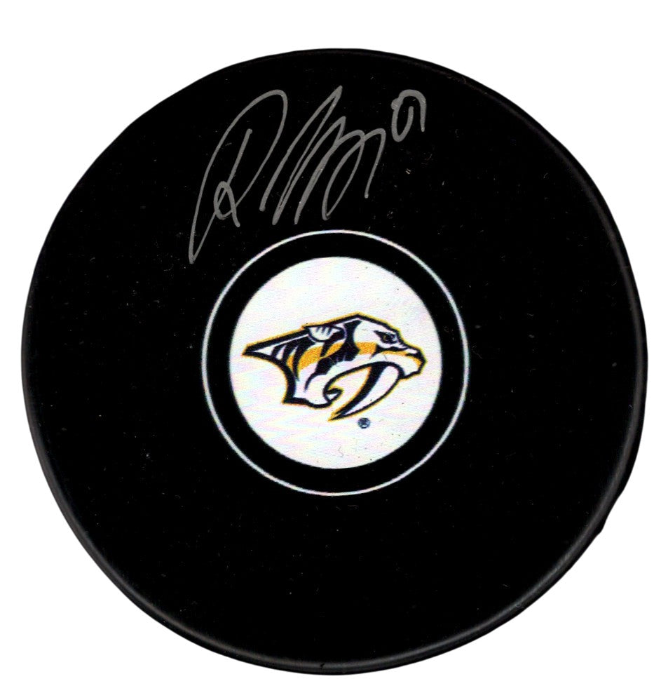 Roman Josi Signed Nashville Predators Logo Puck (JSA COA)