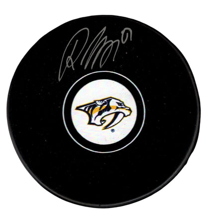 Roman Josi Signed Nashville Predators Logo Puck (JSA COA)