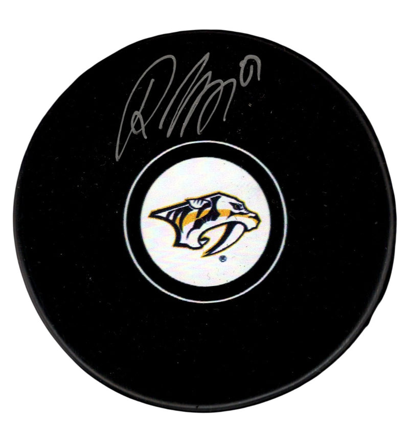 Roman Josi Signed Nashville Predators Logo Puck (JSA COA)
