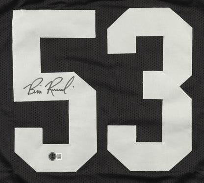 Bill Romanowski Autographed Las Vegas Raiders Black Jersey