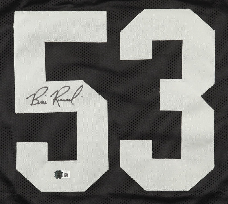 Bill Romanowski Autographed Las Vegas Raiders Black Jersey