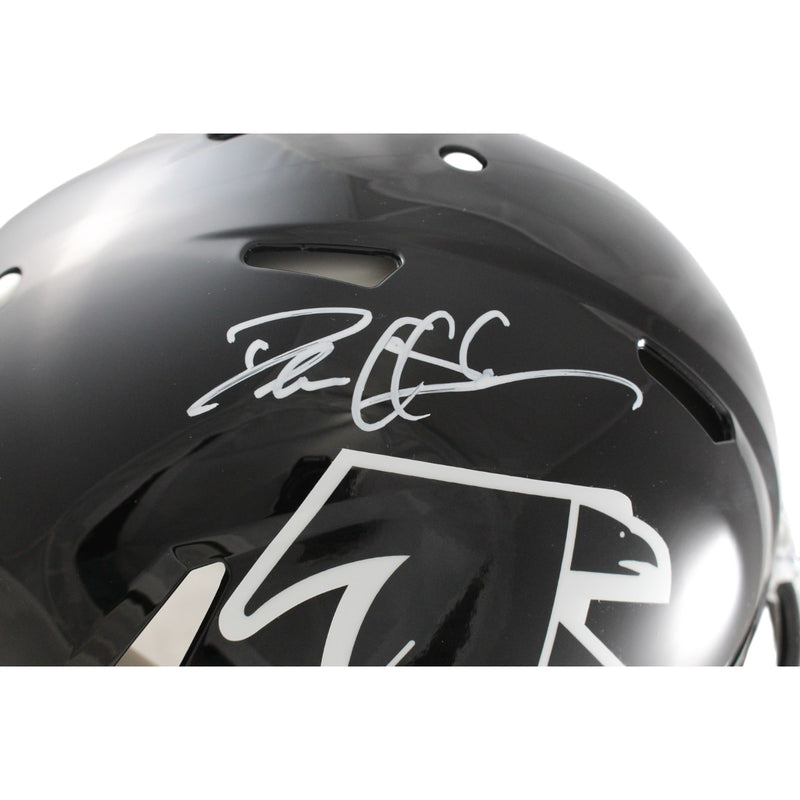 Deion Sanders Atlanta Falcons Autographed Full Size Authentic TB Helmet