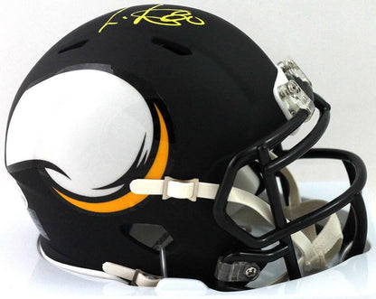 Cris Carter Signed Minnesota Vikings AMP Speed Mini Helmet