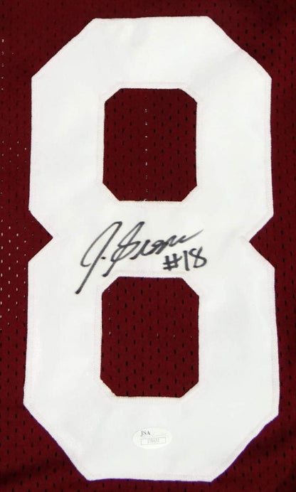 Jermaine Gresham Autographed Maroon College Style Custom Jersey