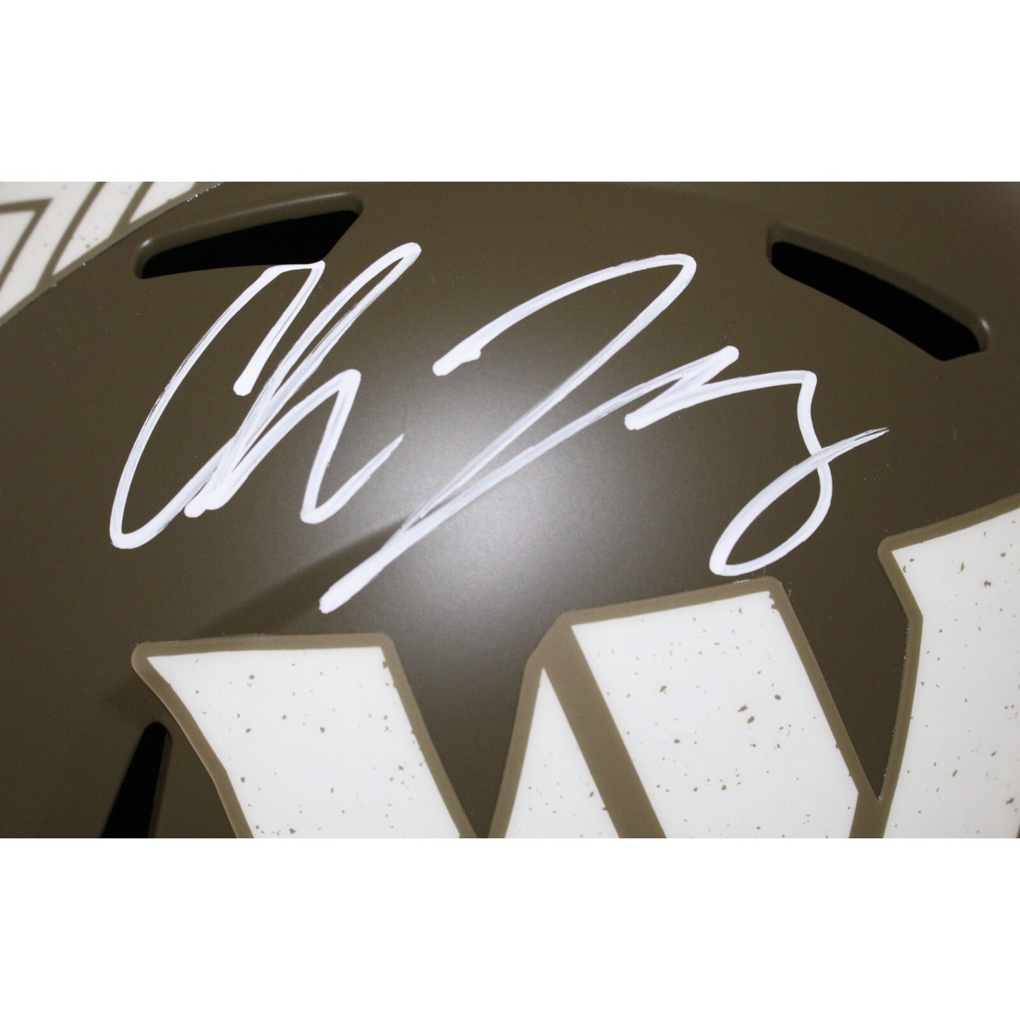 Chase Young Signed Washington Commanders Full Size Salute to Service Helmet