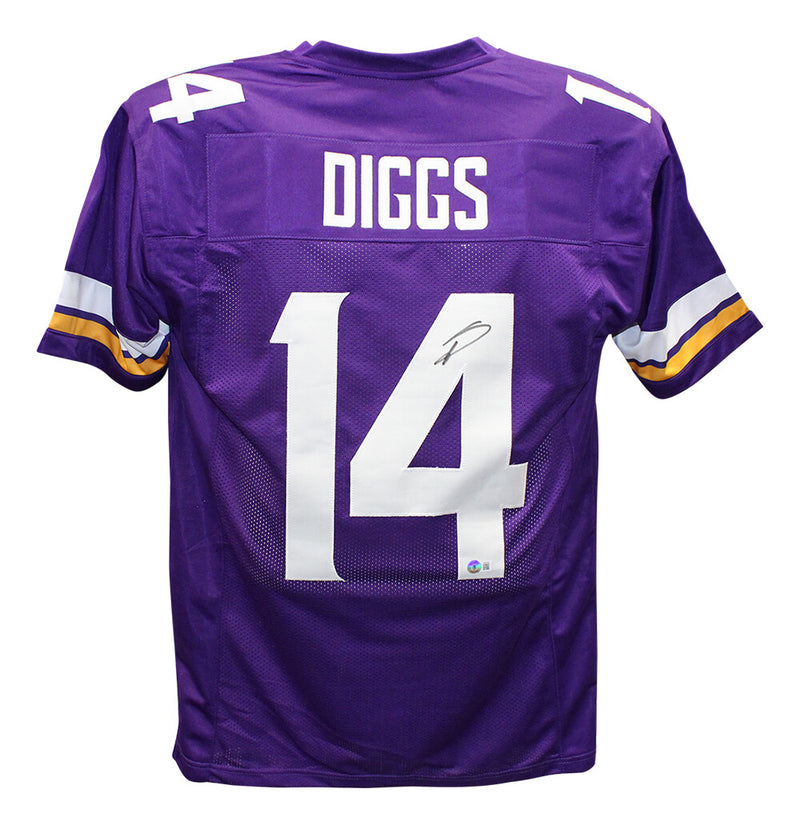 Stefon Diggs Signed Minnesota Vikings Custom Football Jersey