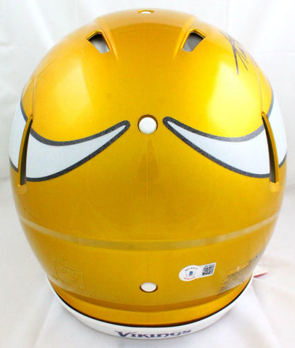 Adrian Peterson Signed Minnesota Vikings Flash Speed Authentic Helmet