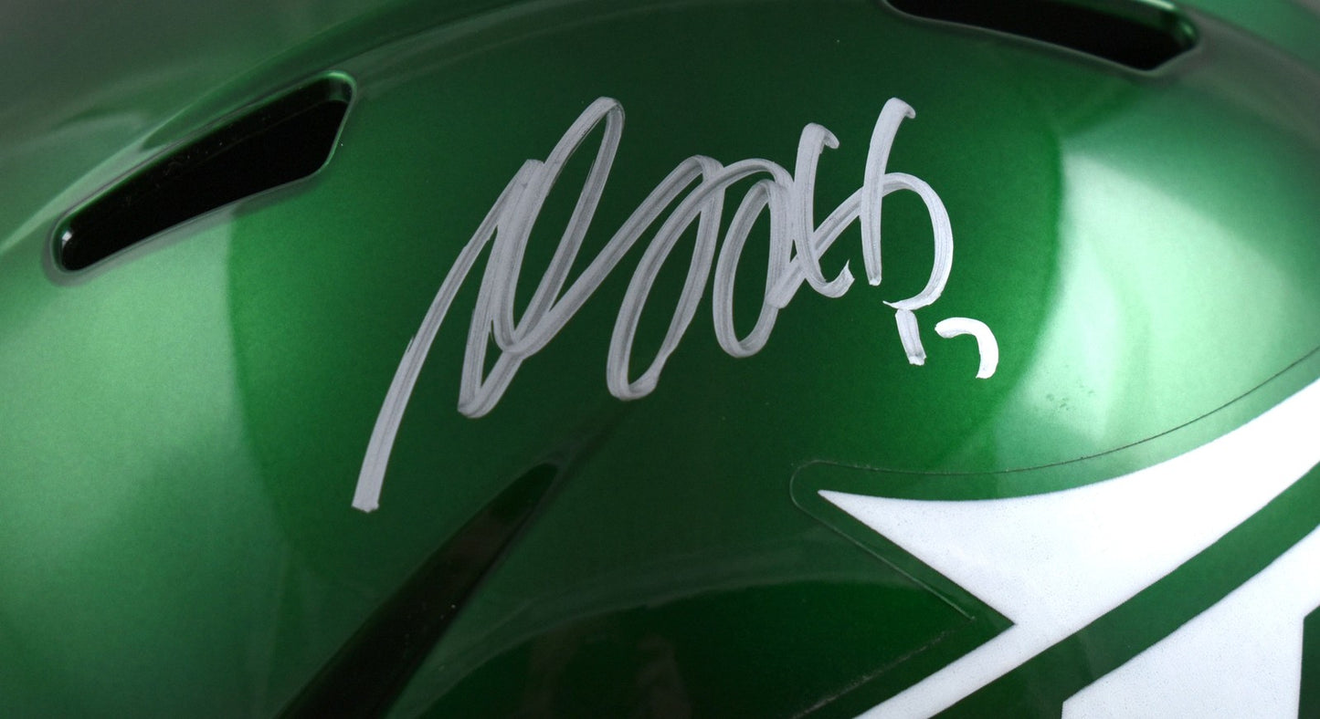 Davante Adams Autographed New York Jets Full Size Speed Helmet