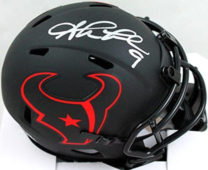 Shane Lechler Signed Houston Texans Eclipse Speed Mini Helmet