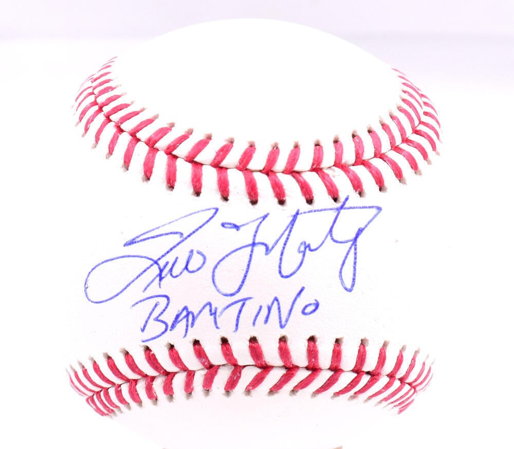 Tino Martinez Autographed Official MLB Baseball - Inscribed "Bam-Tino"