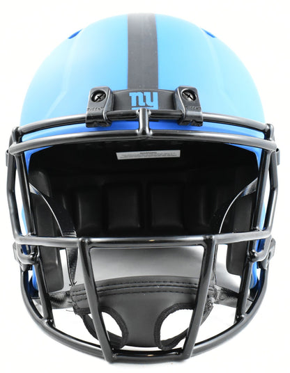 Michael Strahan Signed New York Giants Full Size Rave Speed Helmet