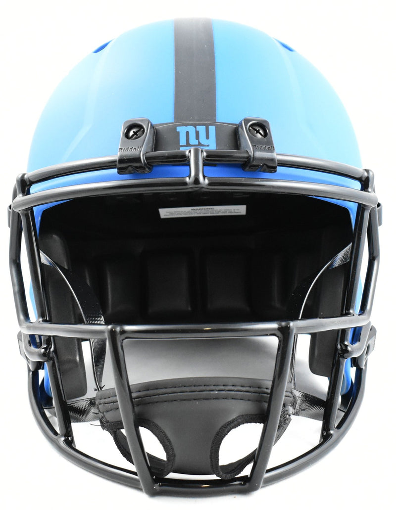 Michael Strahan Signed New York Giants Full Size Rave Speed Helmet