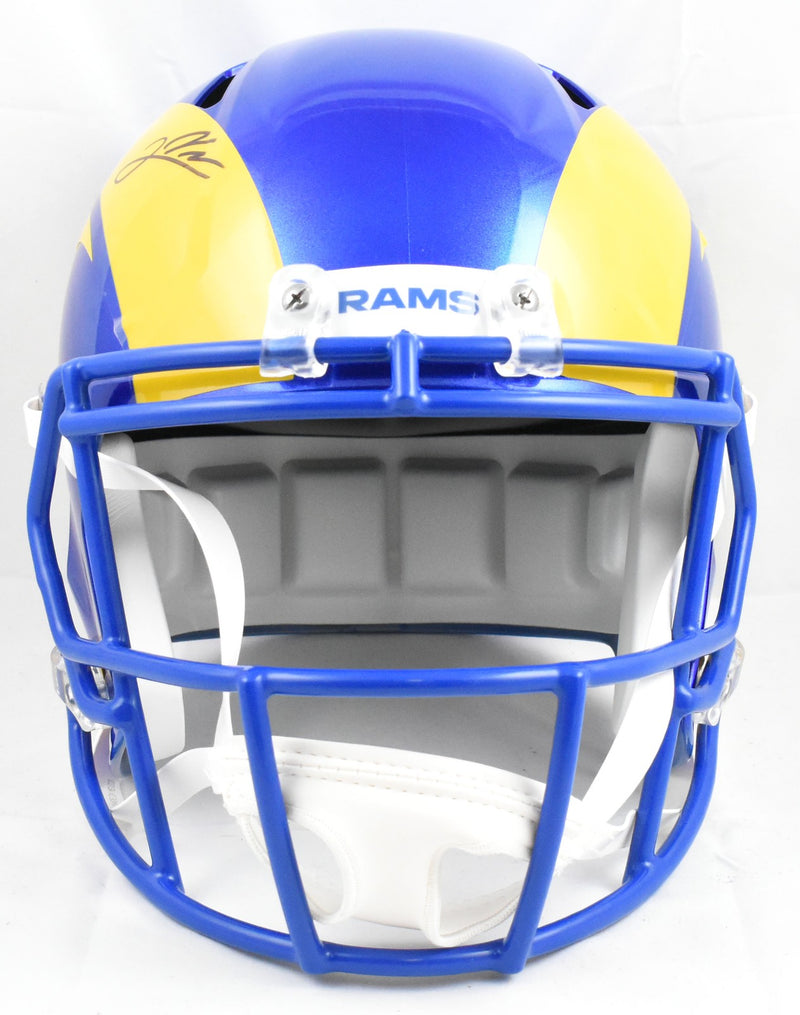 Jared Verse Signed Los Angeles Rams Full Size Speed Replica Helmet