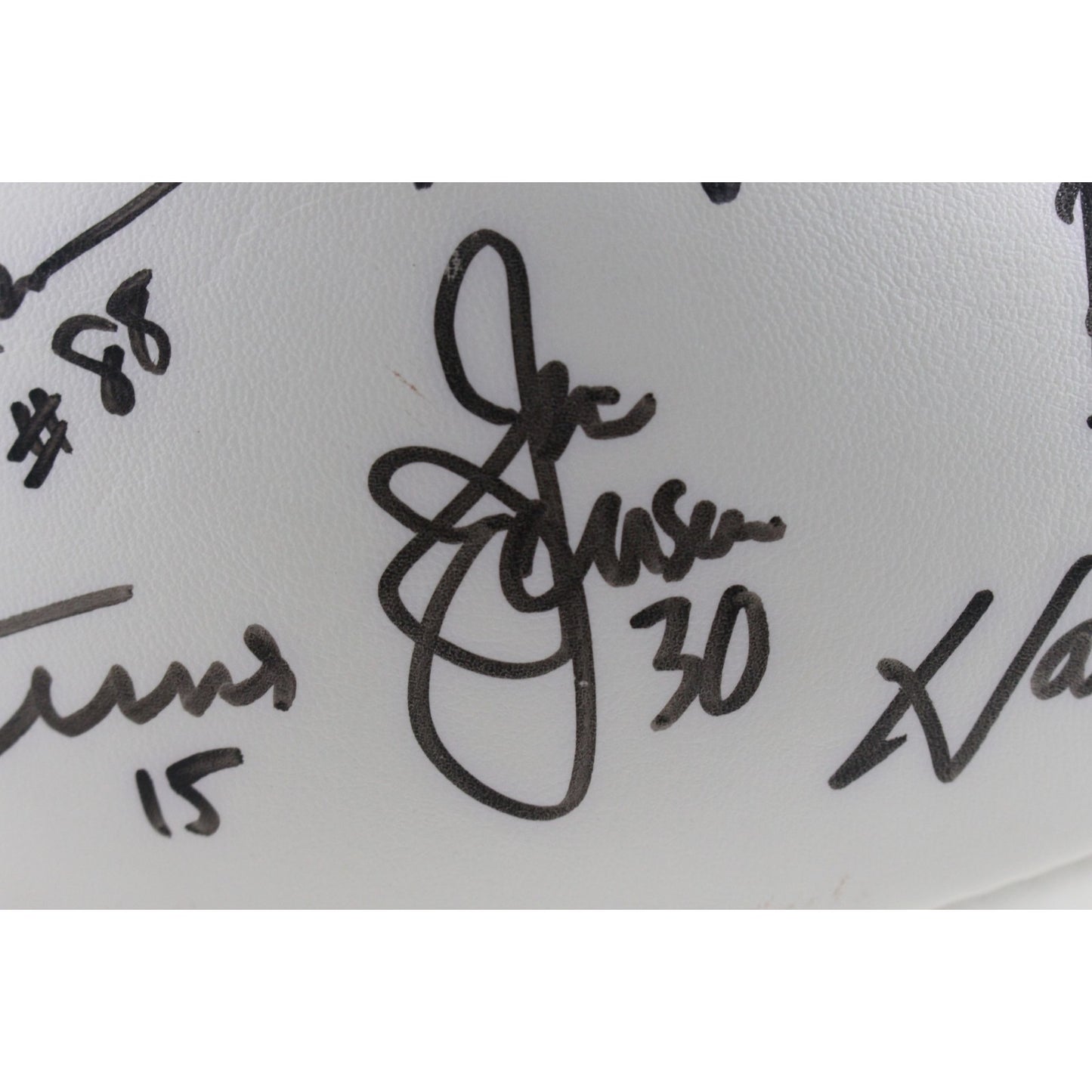 Red Miller & Tom Jackson Signed Denver Broncos 1977 Team Football