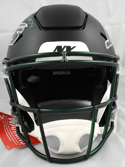 Darrelle Revis Signed New York Jets Full Size 2024 Alternate Speedflex Helmet