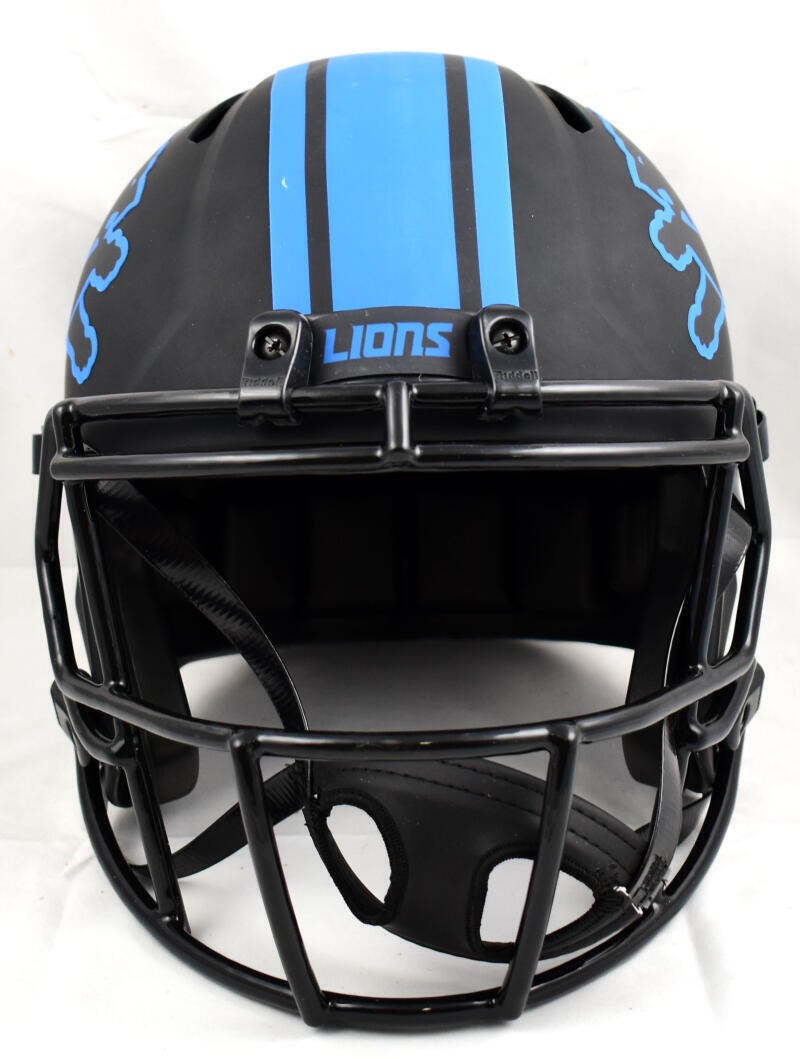 Hendon Hooker Signed Detroit Lions Full Size Eclipse Speed Helmet