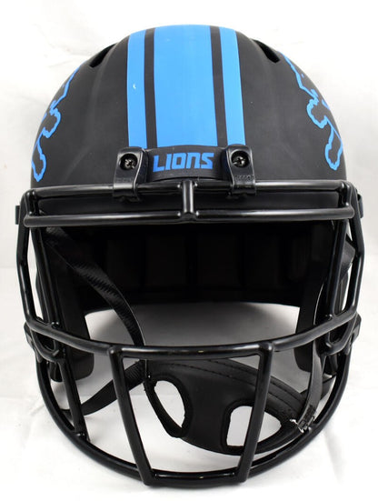 Hendon Hooker Signed Detroit Lions Full Size Eclipse Speed Helmet