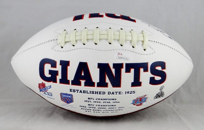 Evan Engram Autographed New York Giants Logo Football